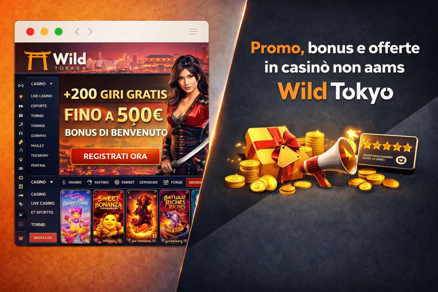 Promo, bonus e offerte in Wild Tokyo